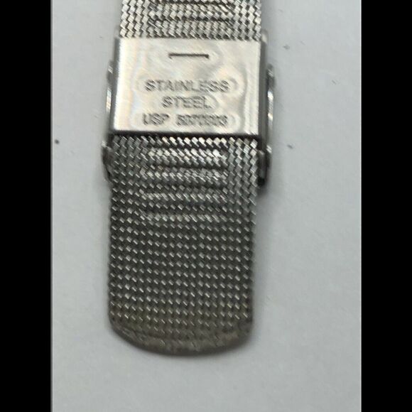 Skagen Watch Parts Band 18mm Clasp Case 24mm No Crystal Silver Links PY254 - Picture 7 of 12